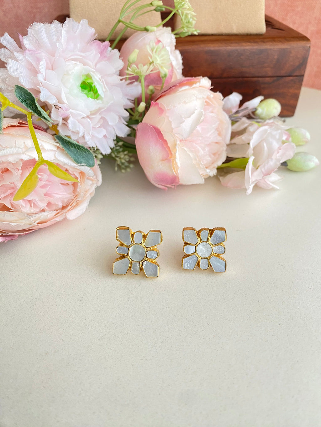 Mother of pearl studs