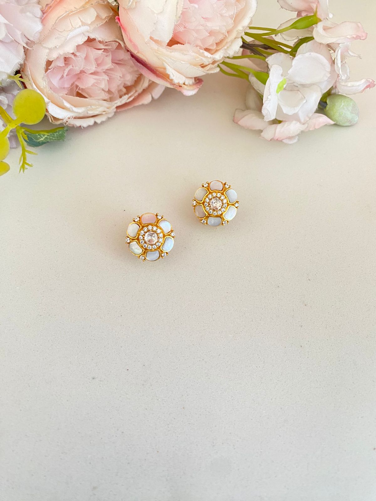 Mother of pearl studs