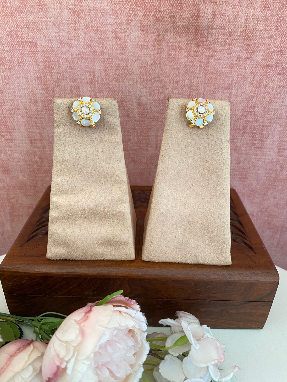 Mother of pearl studs