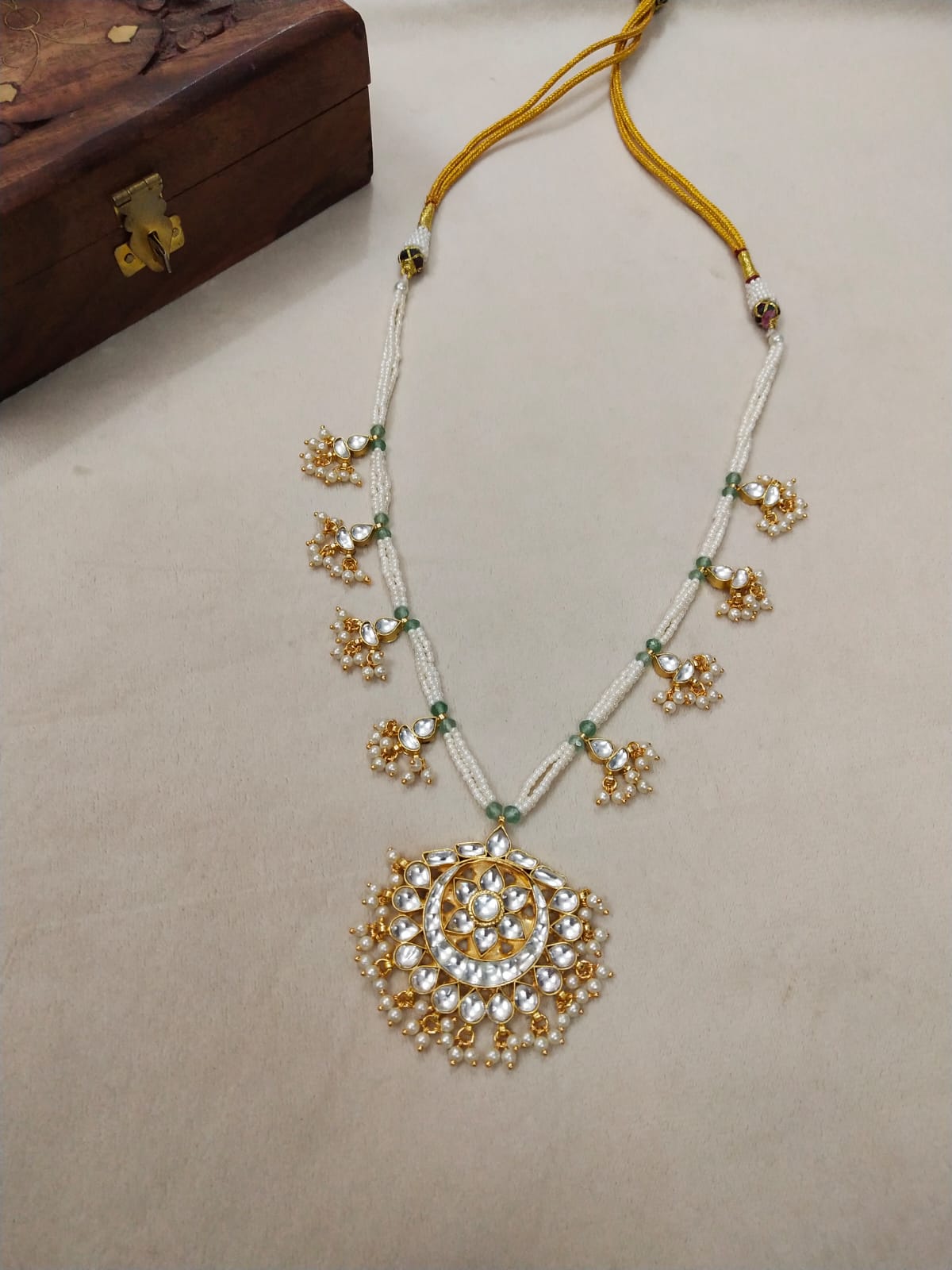 Gold Plated Kundan Necklace