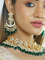 Kundan Necklace with earrings