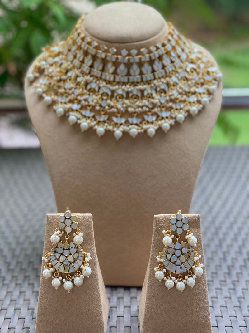 Mother of Pearl Bridal Set
