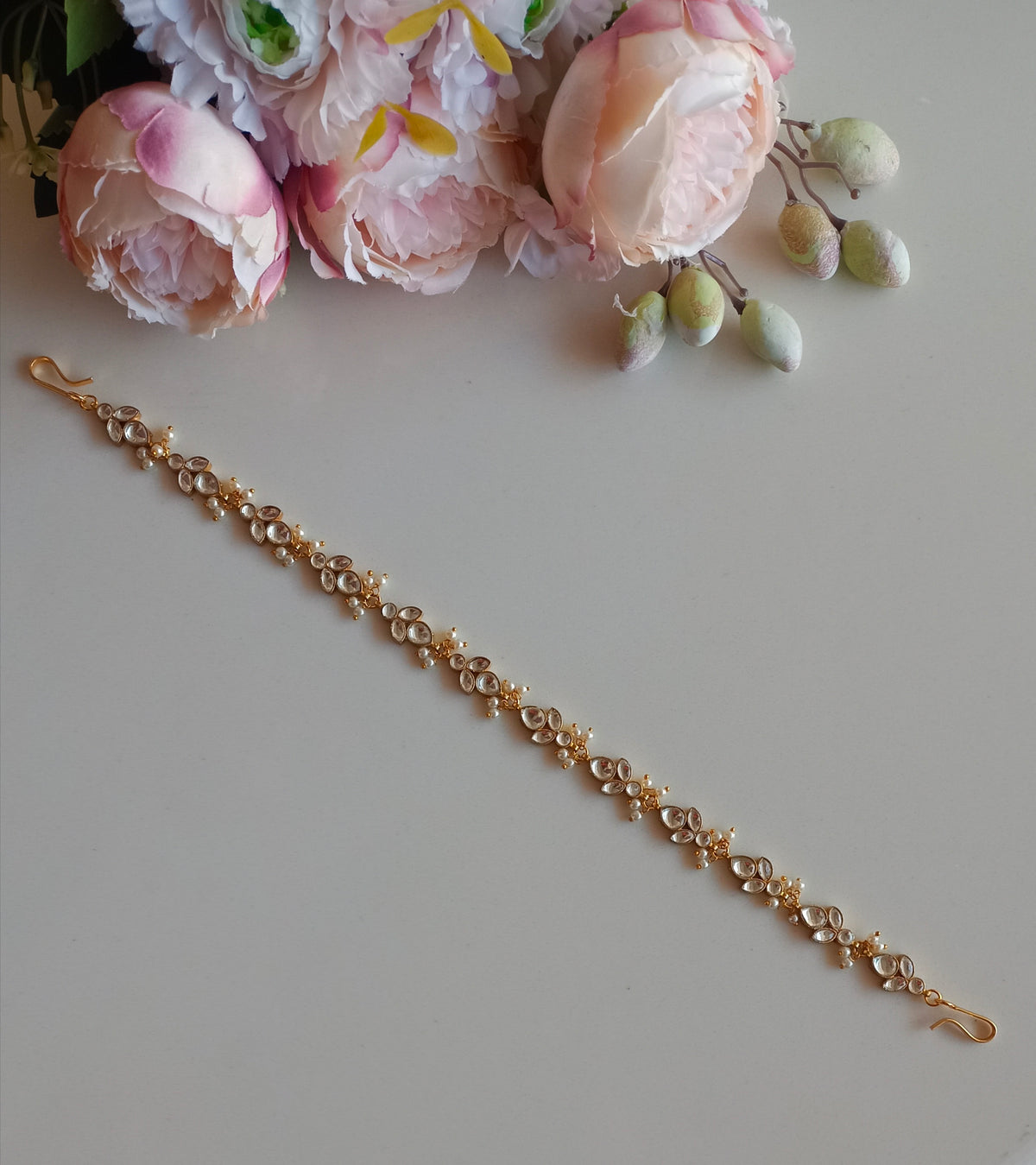 Gold plated Kundan sheeshphool