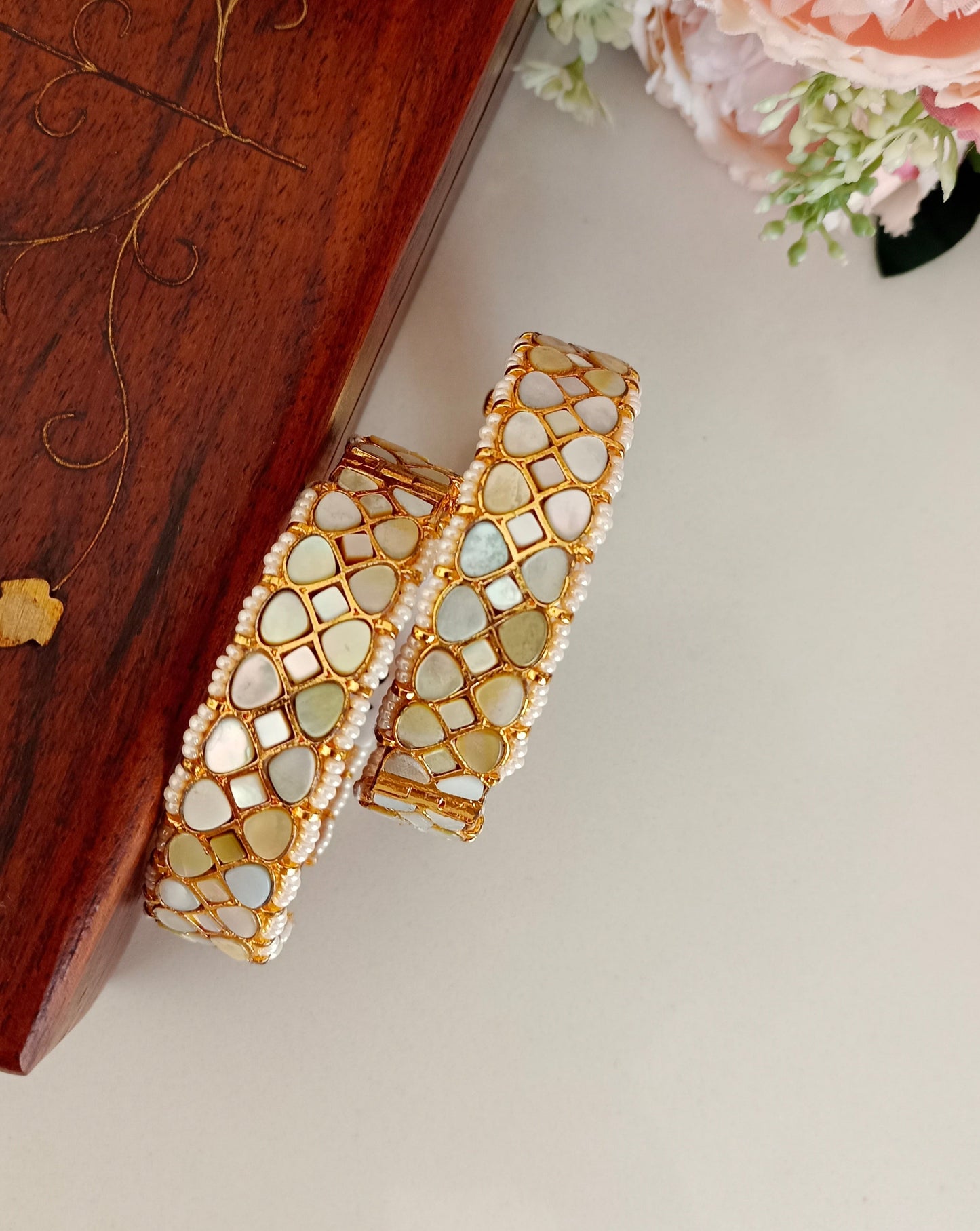 Mother Of Pearl Bangles