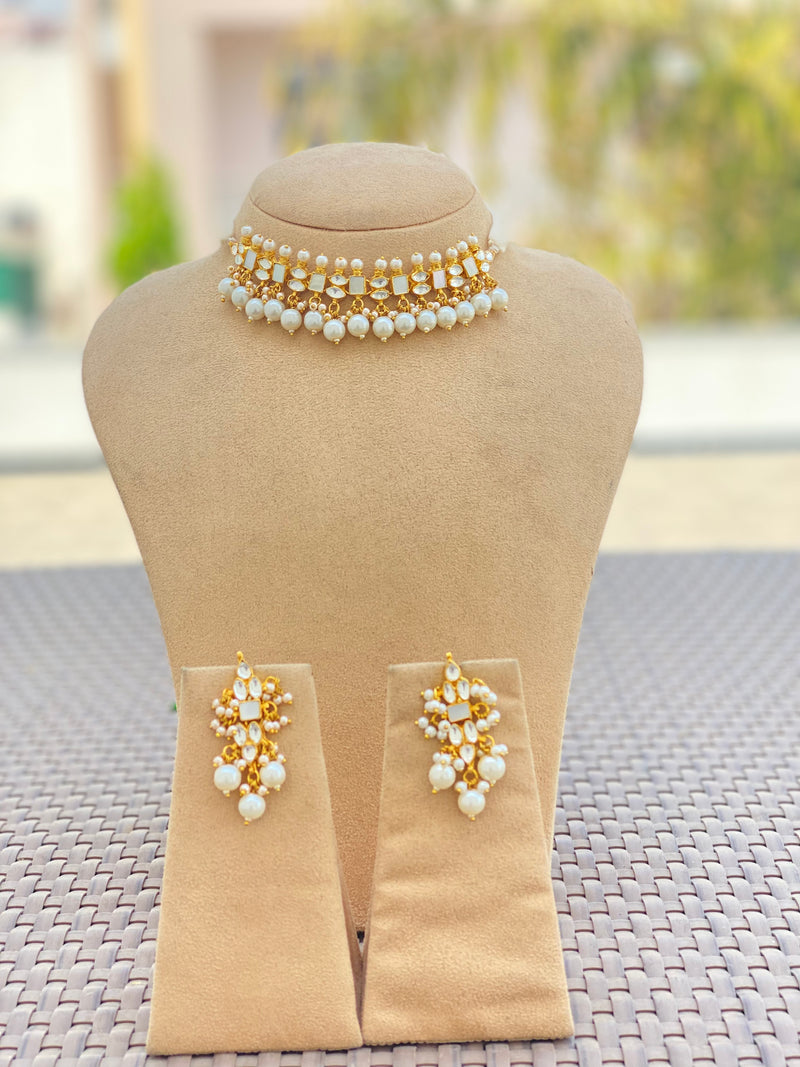 Mother of pearl Choker Set
