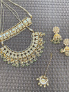Kundan bridal choker and necklace set